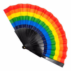 Regnbågsfärgad Solfjäder