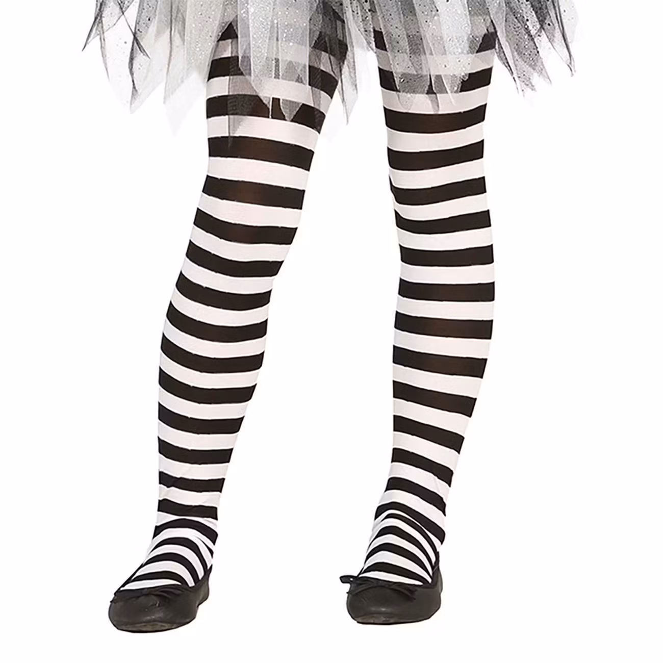 Strumpbyxor för Barn Svart/Vita Randiga
