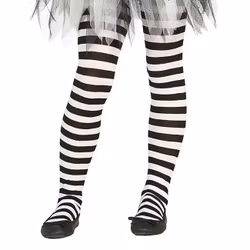 Strumpbyxor för Barn Svart/Vita Randiga