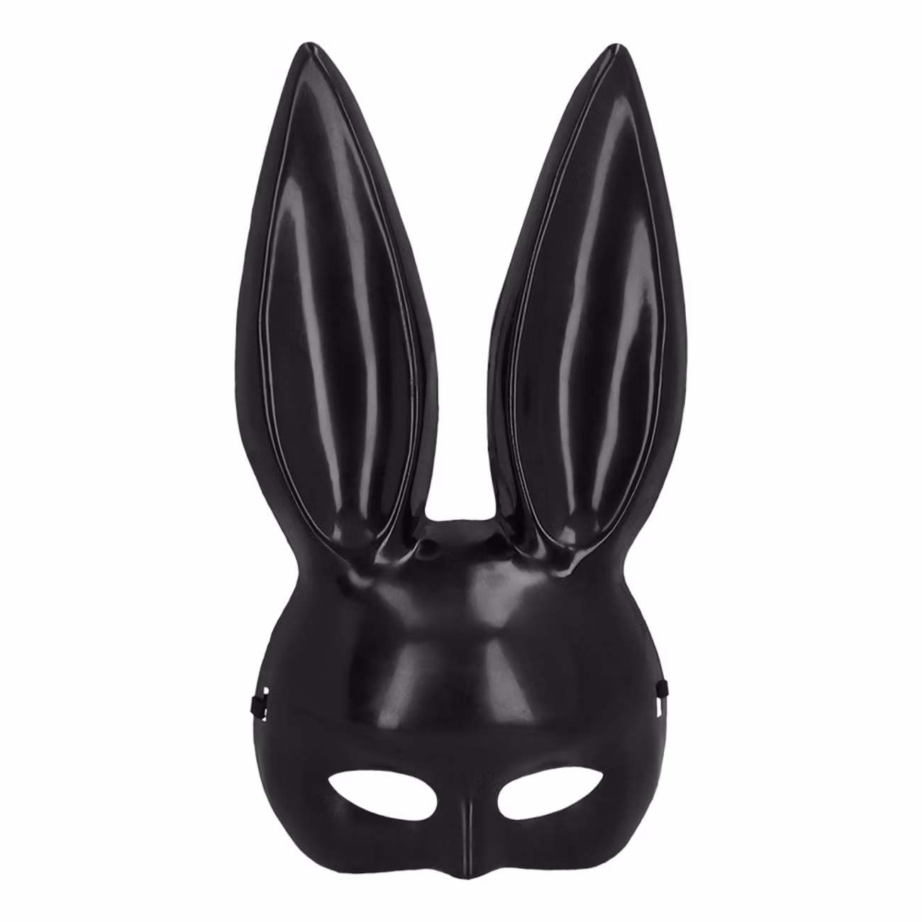 Halvmask Kanin Svart