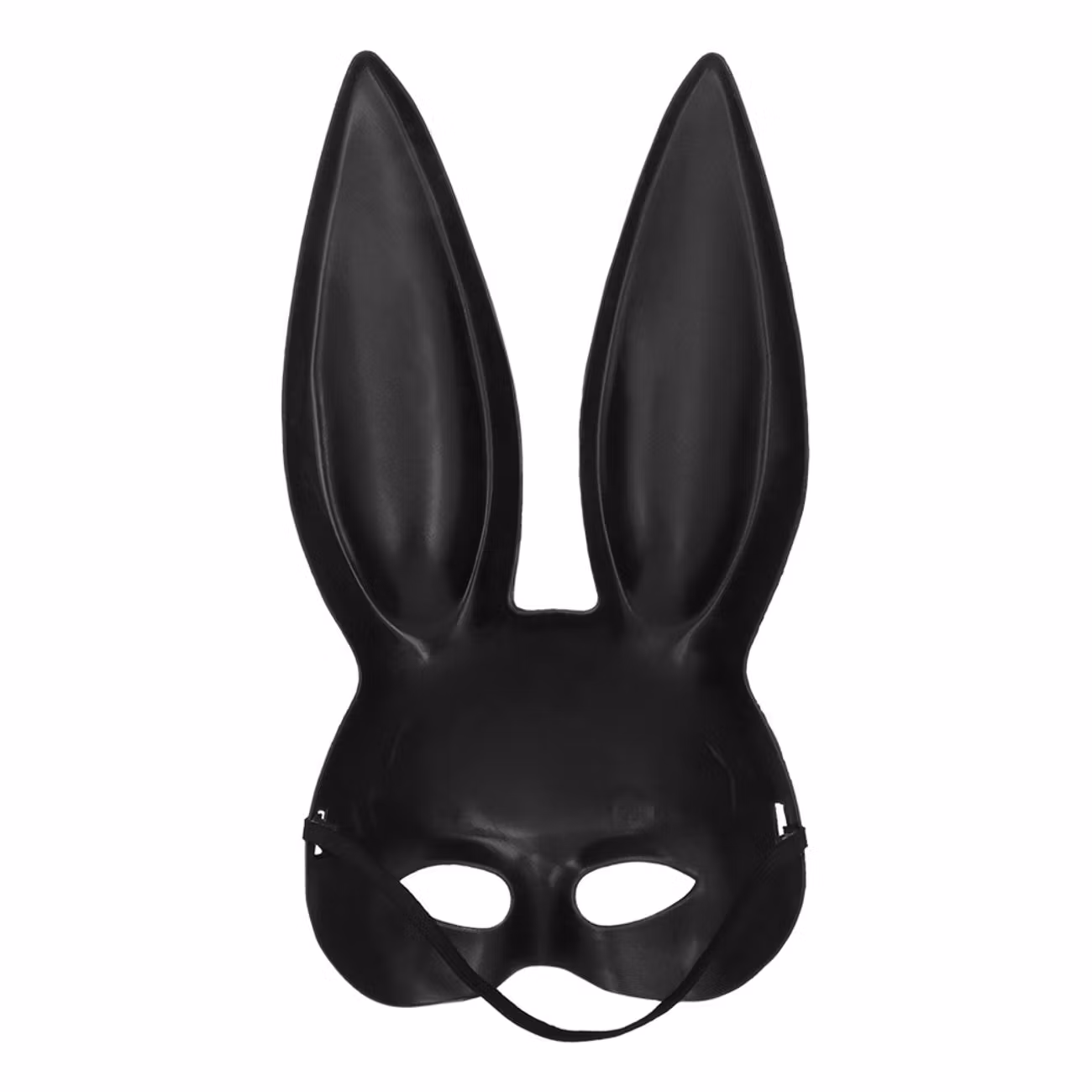 Halvmask Kanin Svart