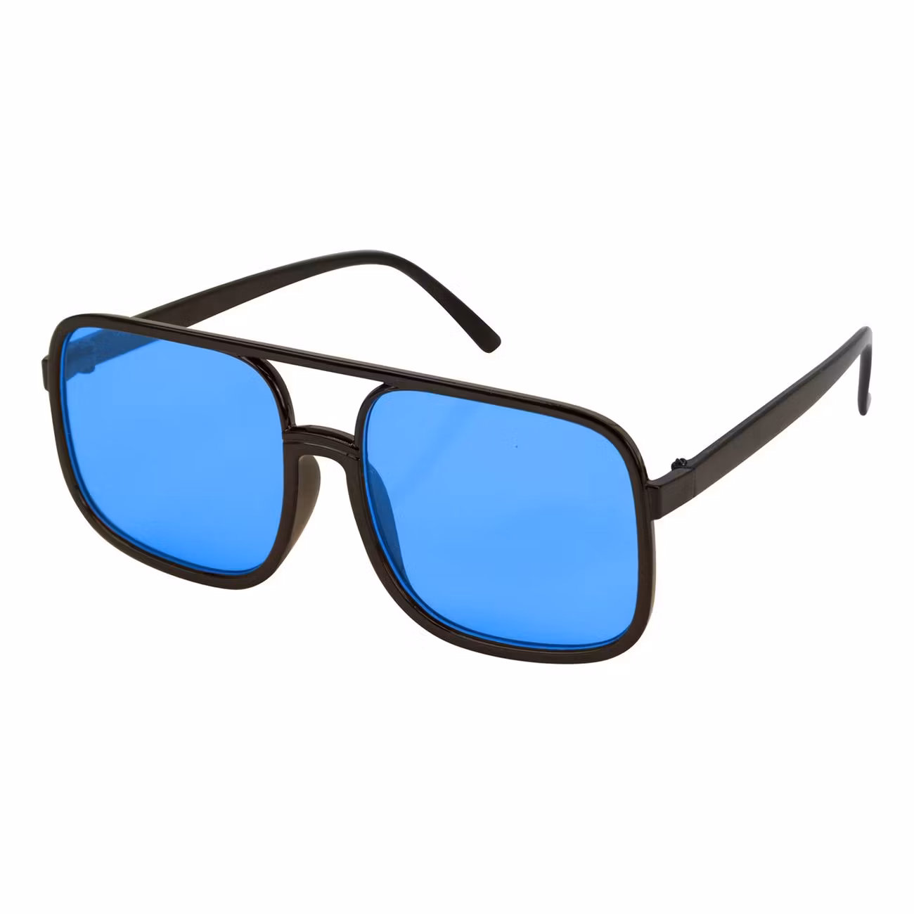 80-tals Glasögon Blå