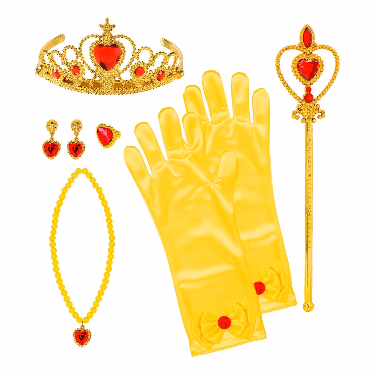 Prinsessa Tillbehörskit Gul för Barn