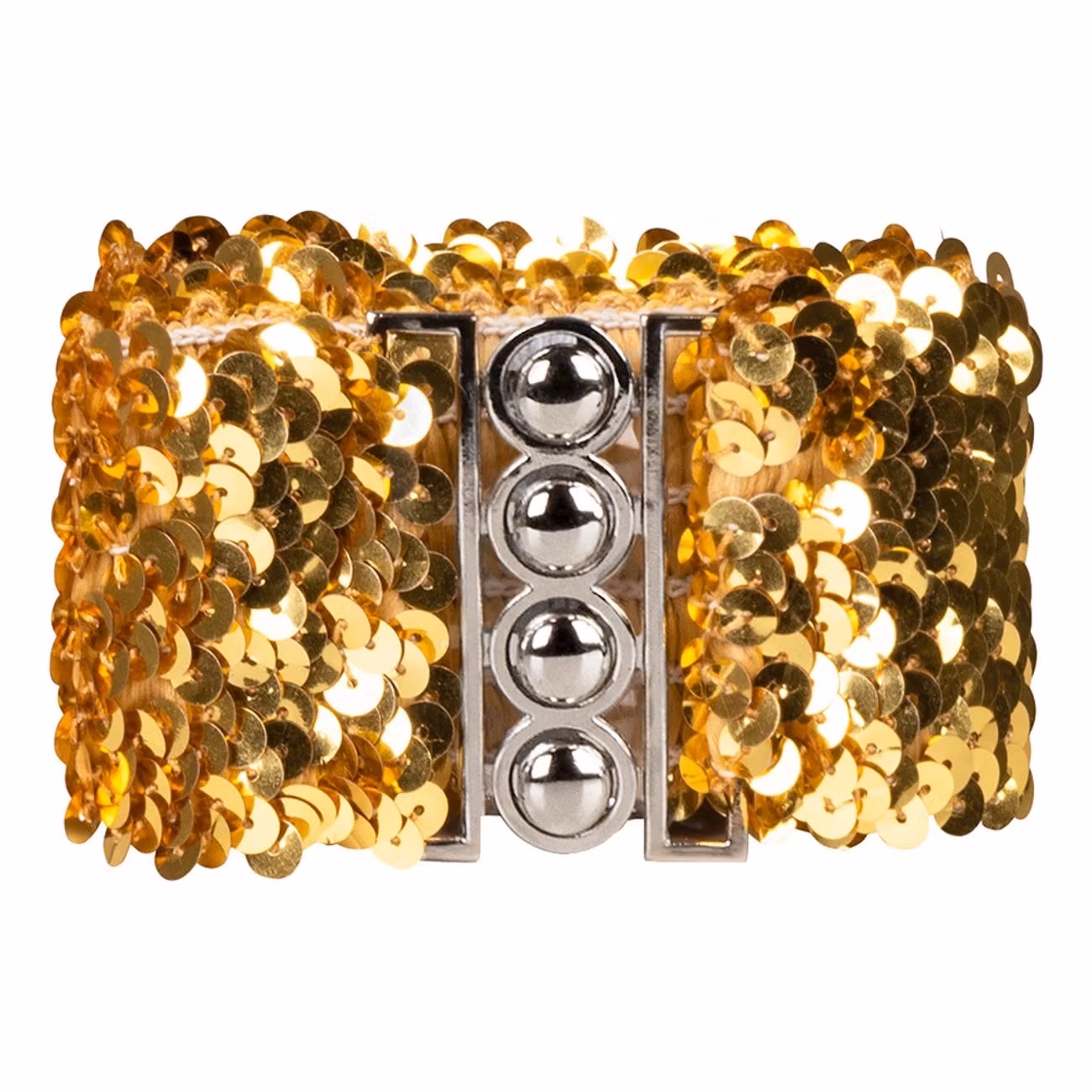 Bälte med Paljetter Guld