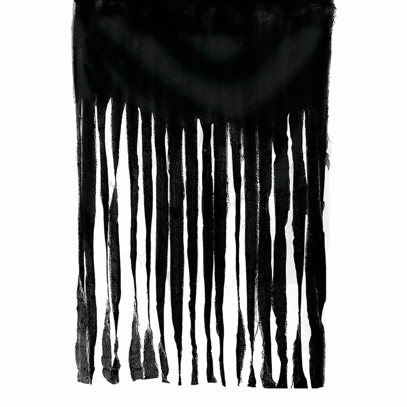 Dörrdraperi Spöklikt Svart