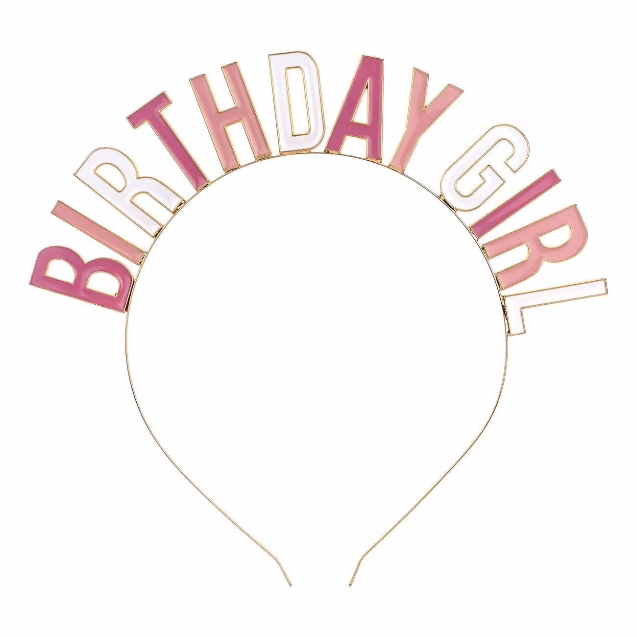 Diadem Birthday Girl i Metall