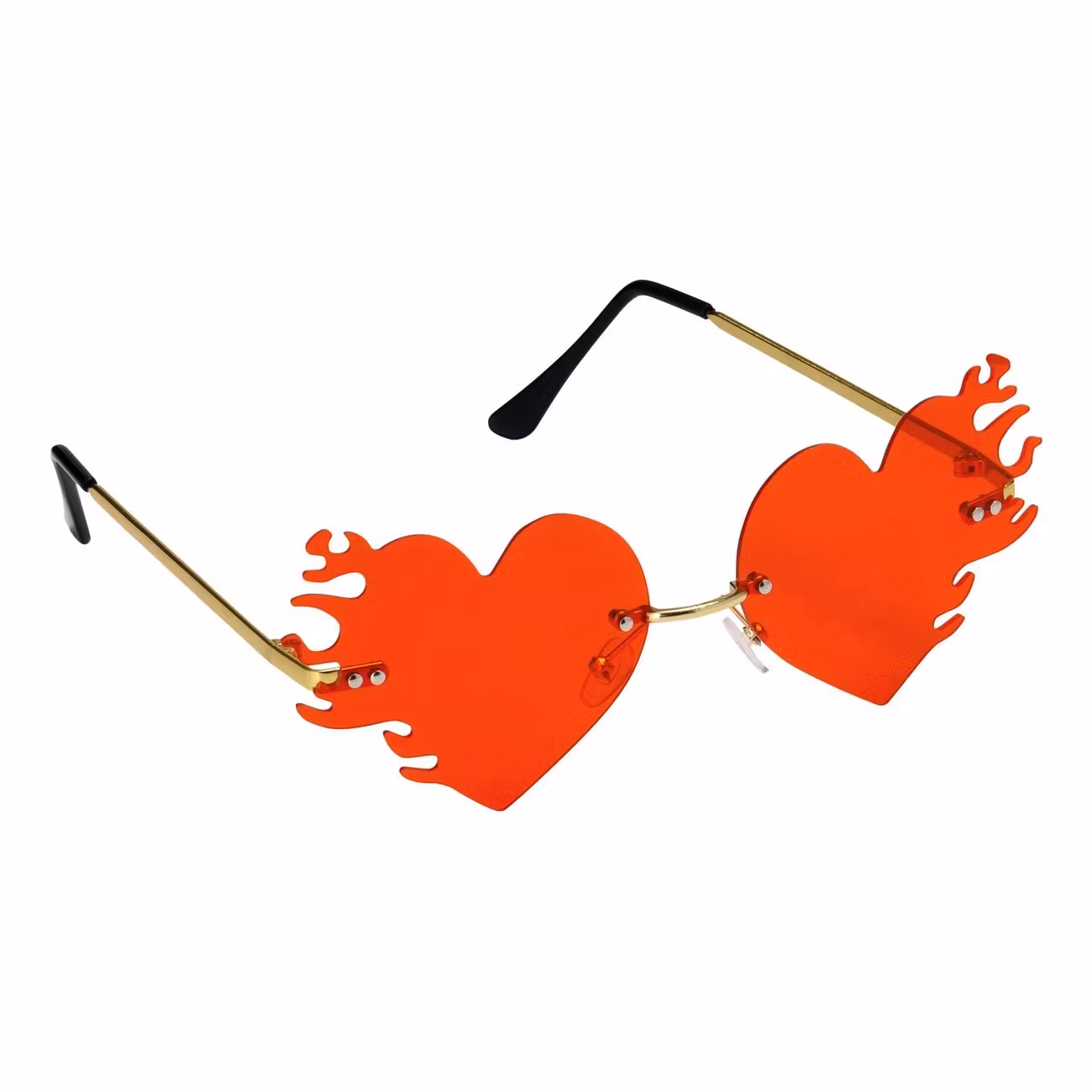 Glasögon Hjärtformade Röd