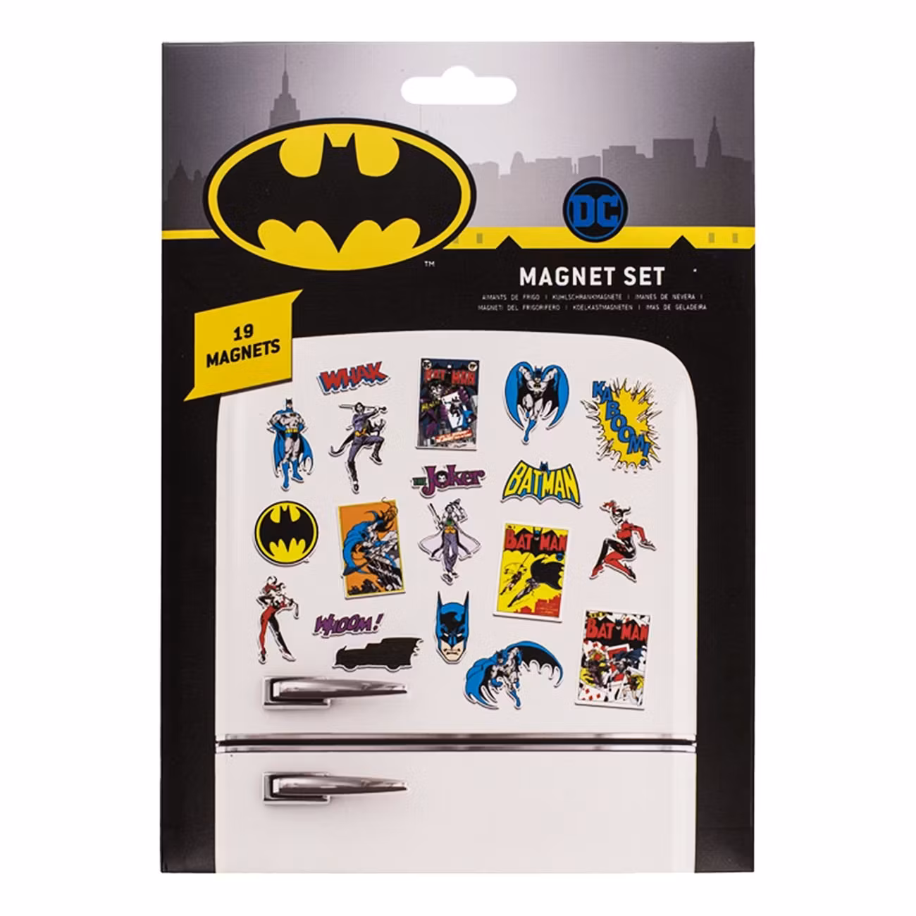 Kylskåpsmagneter Batman Retro