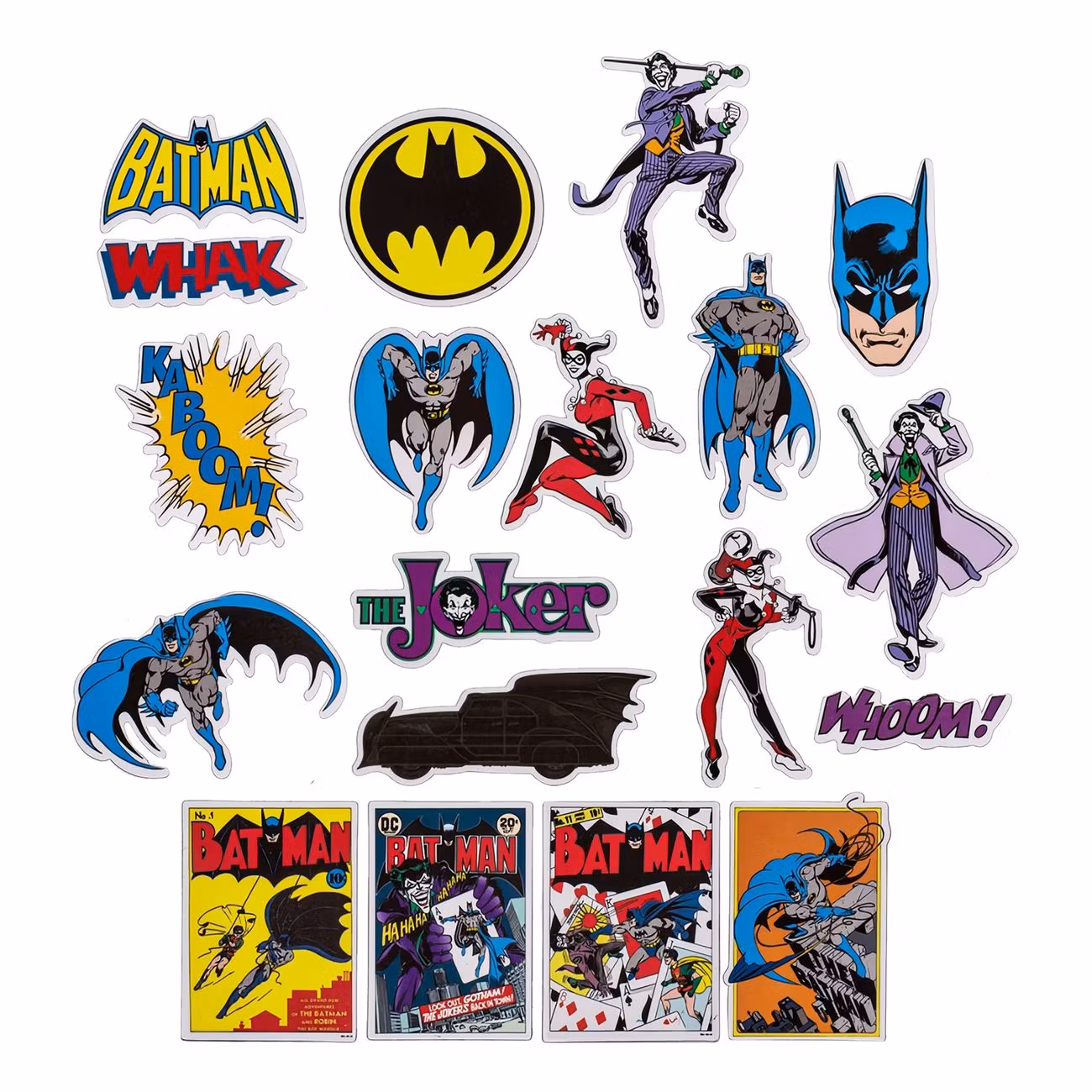 Kylskåpsmagneter Batman Retro