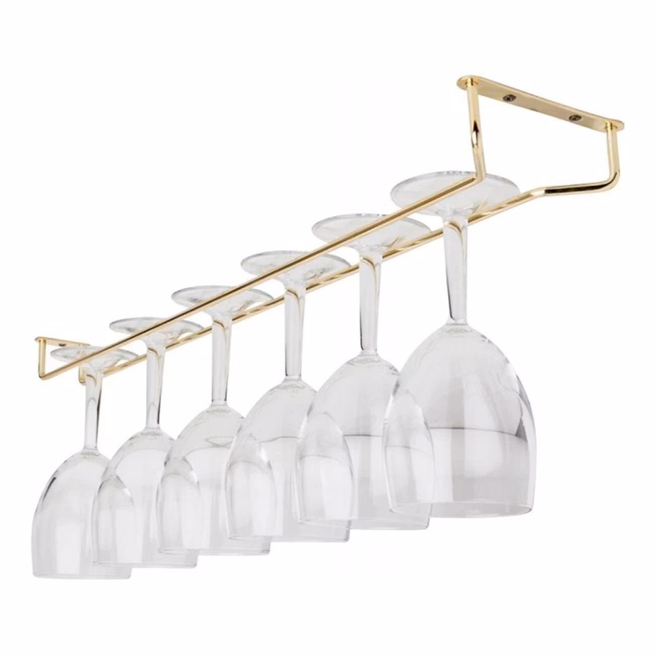 Vinglasrack i Guld