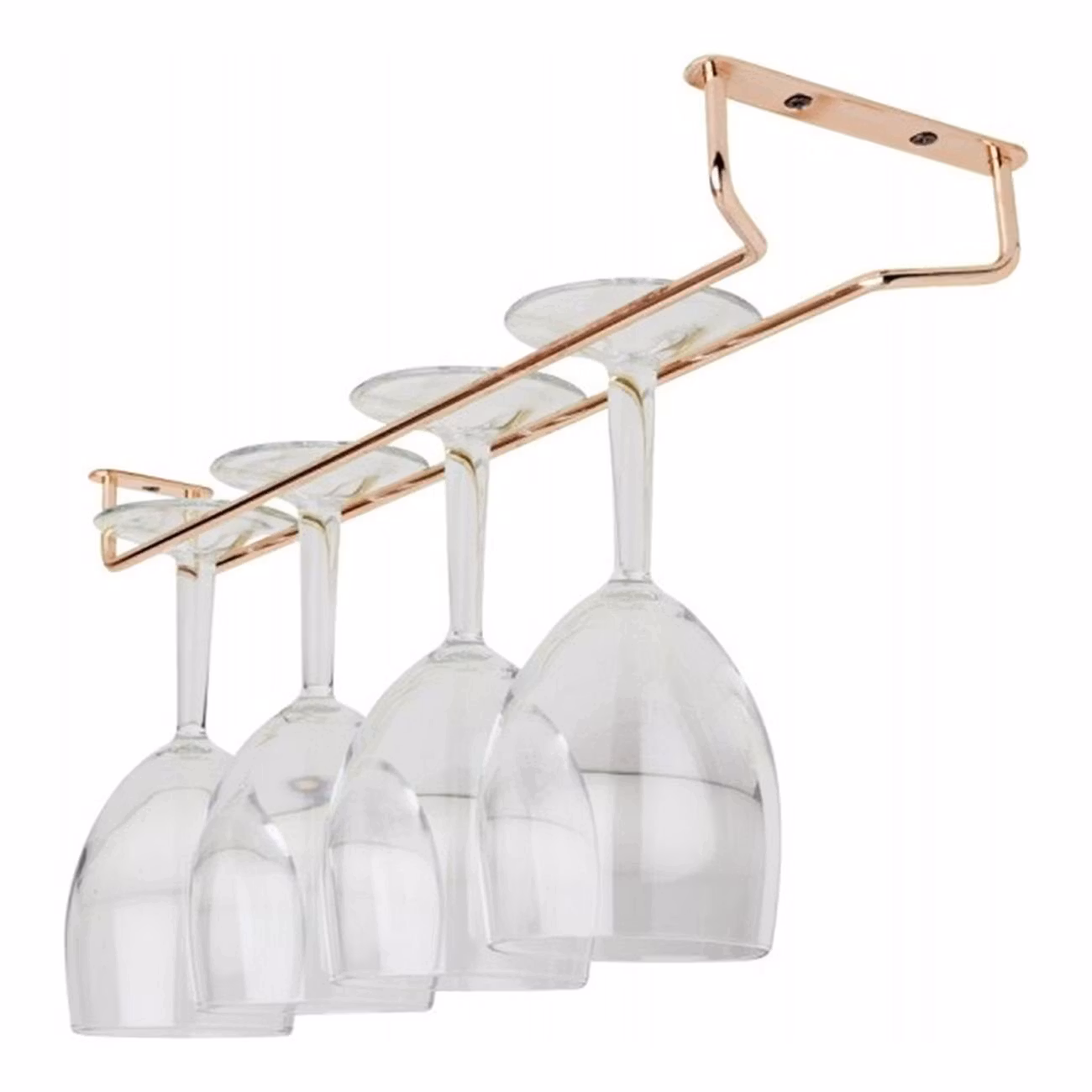 Vinglasrack i Roséguld
