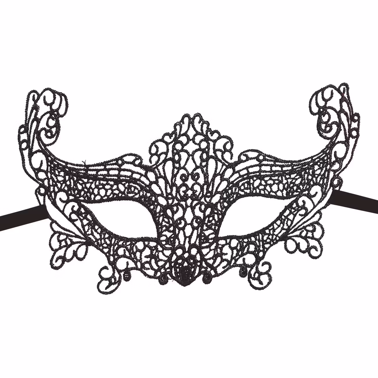 Ögonmask Spets Svart