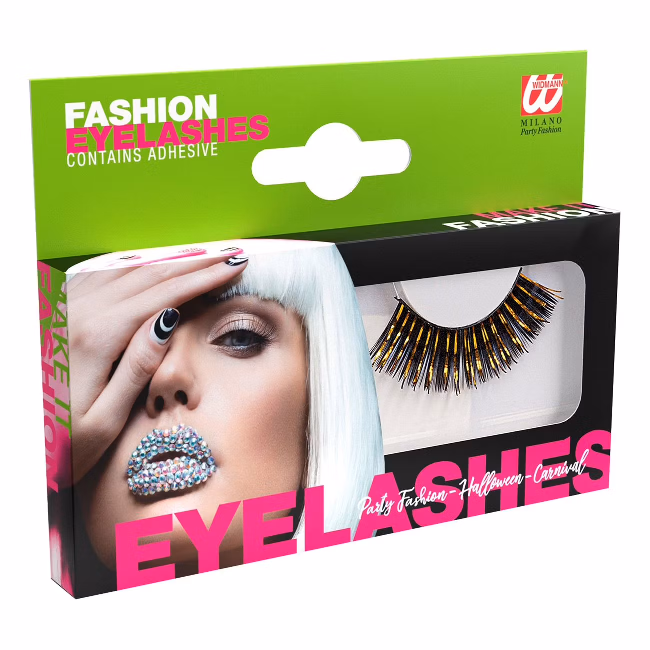 Lösögonfransar Svart/Guld