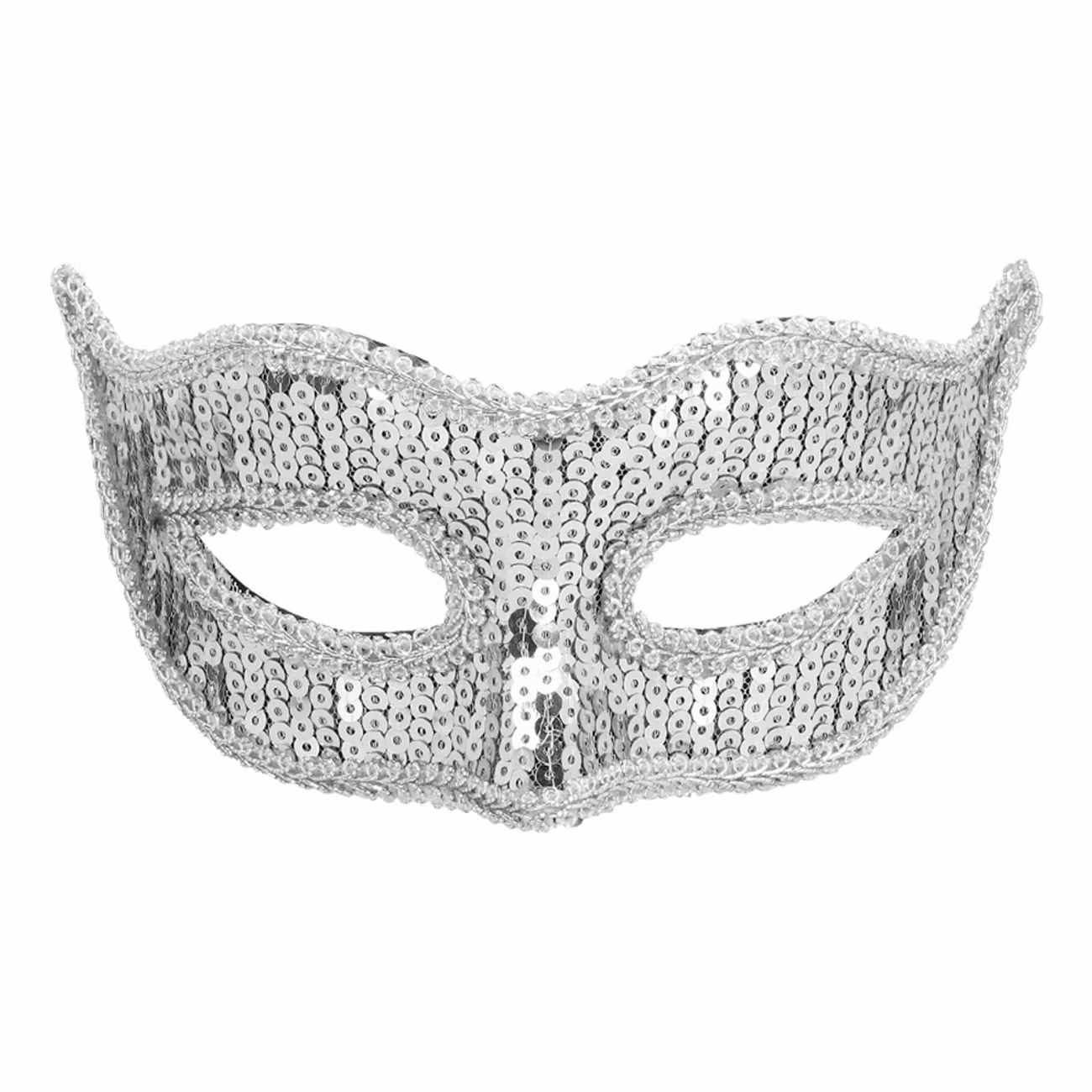 Ögonmask Paljett Venice Silver