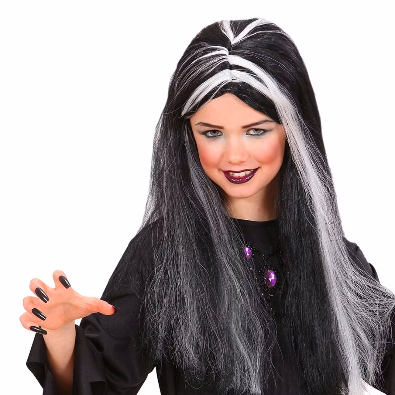 Självlysande Häxa Barnperuk