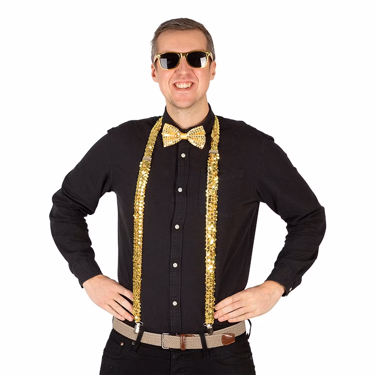 Paljetthängslen Guld Kit