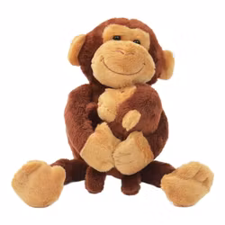 Härmdjur Apa med Unge