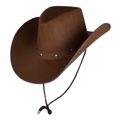 Cowboyhatt Brun