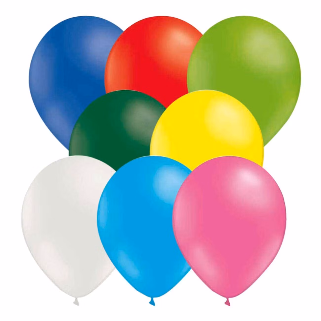 Ballonger Flerfärgade