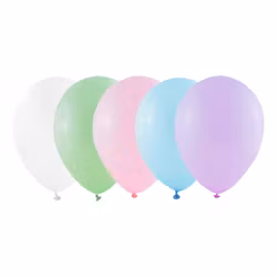 Ballonger Pastell Flerfärgade
