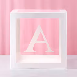 Ballongbox med Bokstav