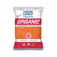 NatureLand Organic Masoor Malka 1kg
