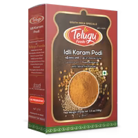 Telugu Foods Idli Karam Podi With Garlic ( Idly Chuntey Powder) 100 g