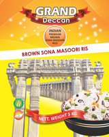 Deccan Brown Sona Masoori Rice 5kg X 4