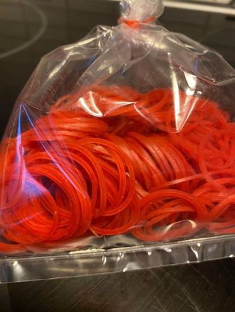 ยางผูกถุงเส้นเล็ก 50g