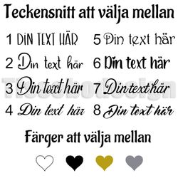 Namndekal till julkula – gör granen personlig!