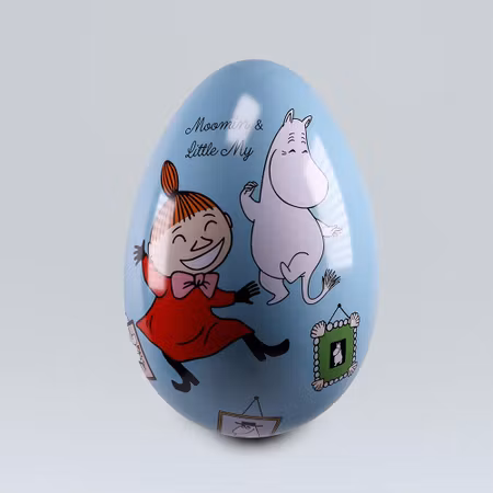 Muminpåskägg Mumin & Lilla My – ett färgglatt äventyr till påsk!