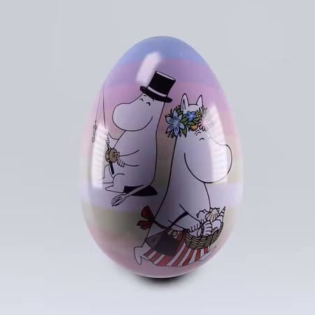 Muminpåskägg Muminfamiljen – färgglad tradition till påsk!