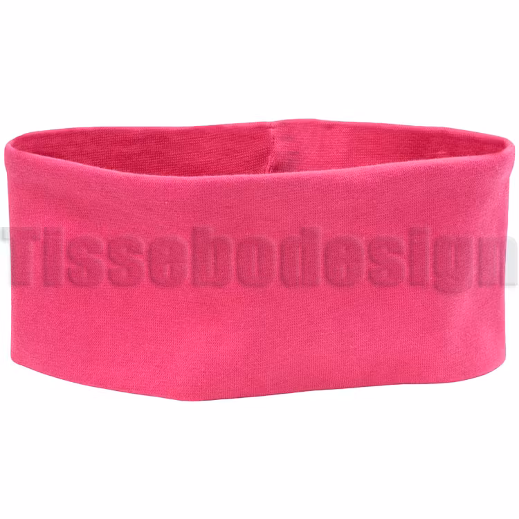 Dessa färger på pannband finns att välja på: svart, vit, grå, antracitgrå, royalblå, marinblå, aqua, gul, orange, mörkgrön, rosa, cerise och röd.
