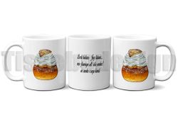 Mugg Semla - Livet Balans: Jag Tränar Min Förmåga Att Äta Semla! En Semla I Varje Hand