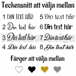Julkula Med Namn - Silver - Glas - 6 cm