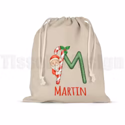 Julsäck – bokstav och tomte med eget namn