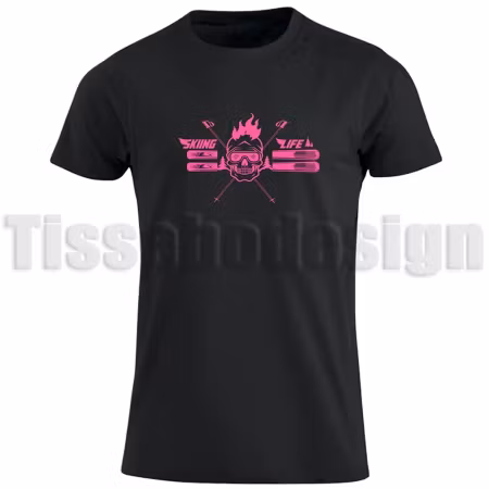 T-shirt Skiing Life – gör fikat lite snögalet!