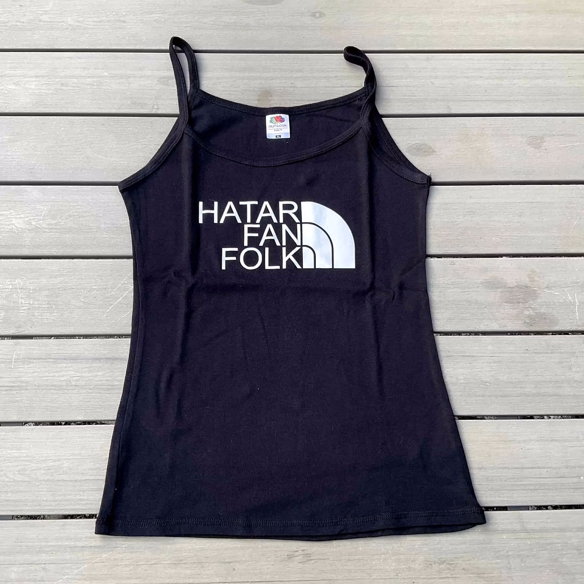 Linne med texten hatar fan folk i grafisk båge – limited edition-tryck med attityd