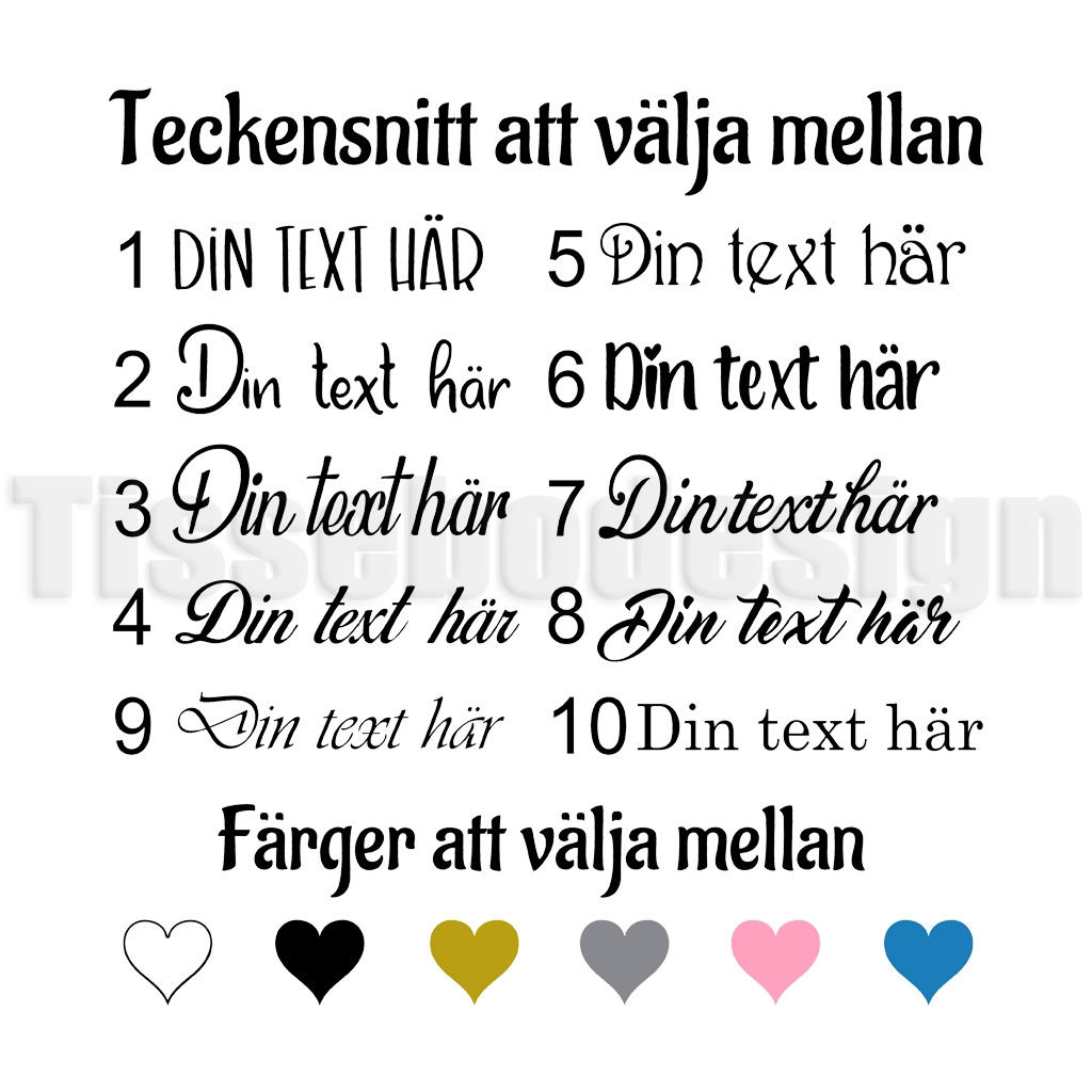 Middagsservett bröllop ringar med egen text