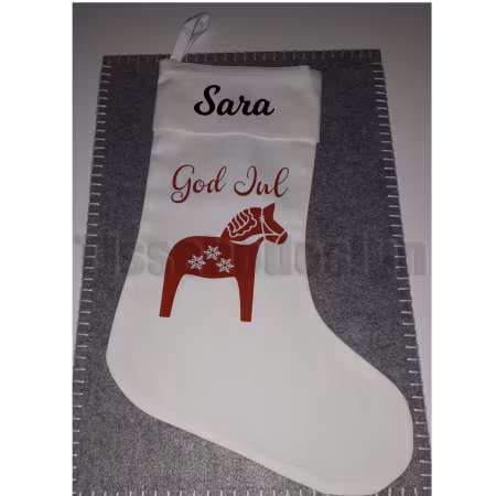 Julstrumpa Dalahäst