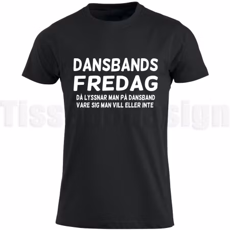 T-shirt Dansbands Fredag