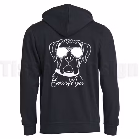 Hoodie Basic Oversize Boxer Mom