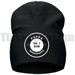 Mössa Med Tryck No.1 Dad - Som Hyllar Bästa Pappa och Bonuspappa
