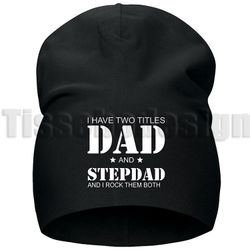 Mössa Med Tryck Dad - Stepdad  – En Hyllning till Båda Papporna