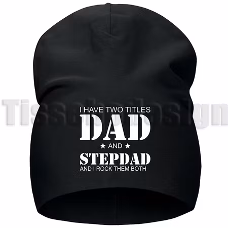 Mössa Med Tryck Dad - Stepdad  – En Hyllning till Båda Papporna