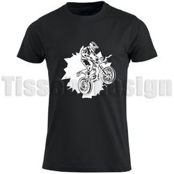 T-shirt Med Tryck Motorcross