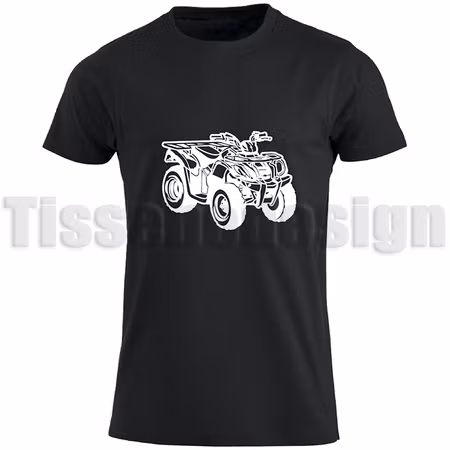 T-shirt Med Tryck Fyrhjuling