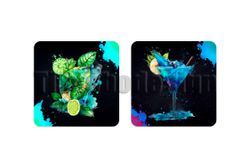 Glasunderlägg Cocktail 2 pack