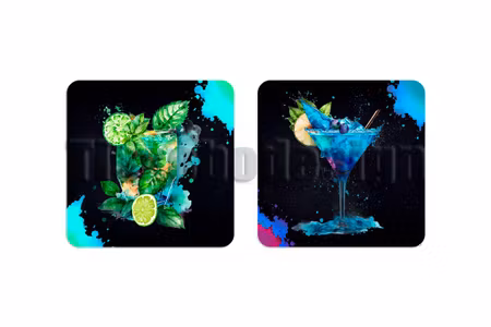 Glasunderlägg Cocktail 2 pack