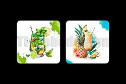 Glasunderlägg Cocktail 2 pack